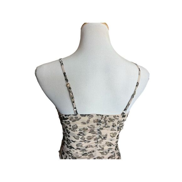 Womens Francesca’s Collections Meraki Zoey Animal Print Mesh Bodysuit - Sz S - Picture 6 of 6